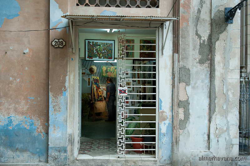 Art Gallery Obispo Old Havana Cuba